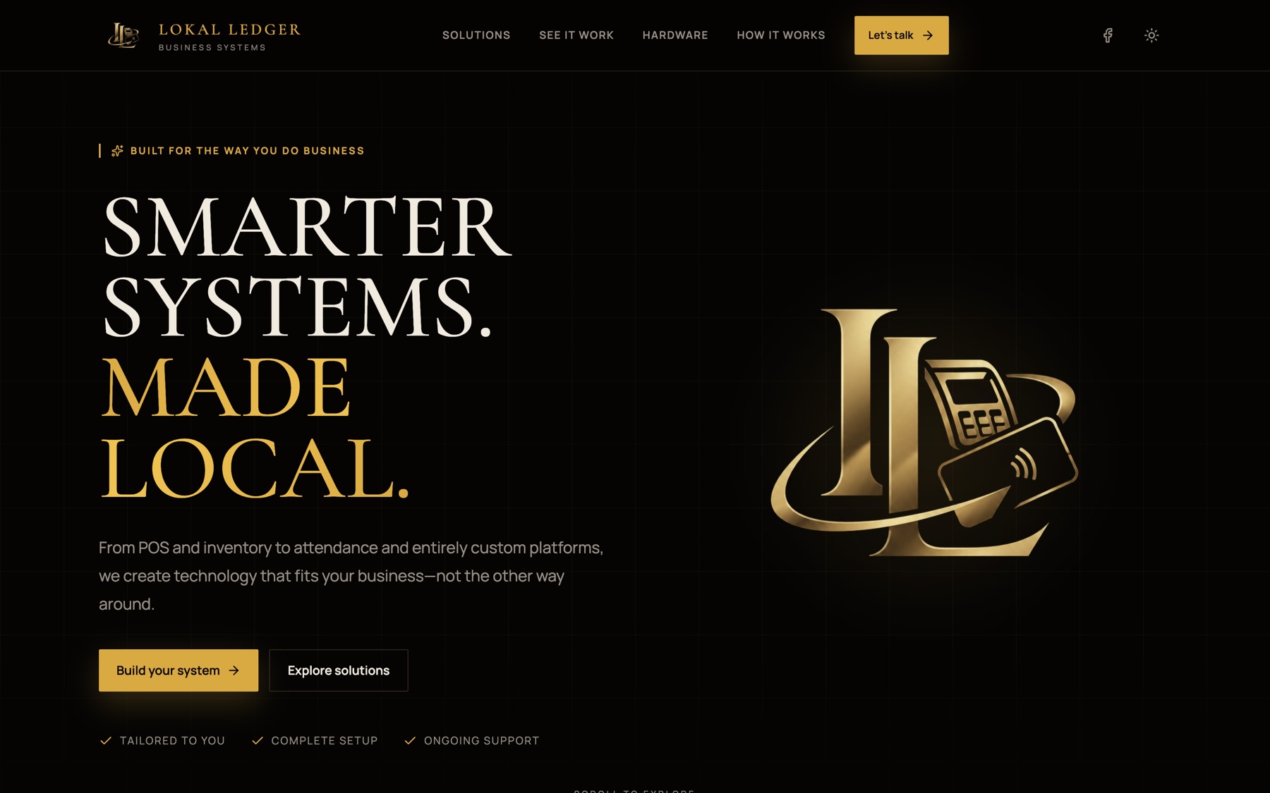 POS systems & hardware website